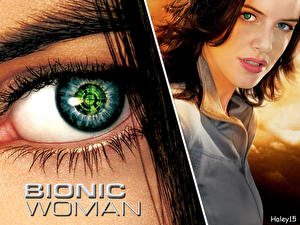 Bakgrundsbilder på skrivbordet Ögon Bionic Woman Filmer
