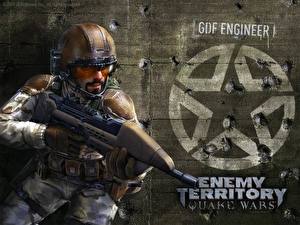 Bureaubladachtergronden Enemy Territory videogames