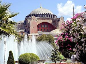 Bureaubladachtergronden Beroemde gebouwen Turkije Steden