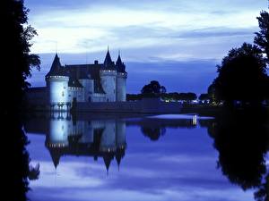 Hintergrundbilder Burg Frankreich Städte