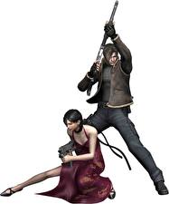 Bakgrundsbilder på skrivbordet Resident Evil Resident Evil 4