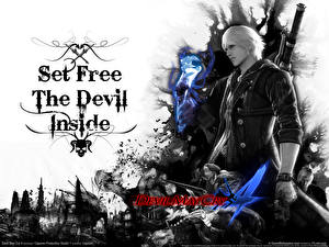 Bureaubladachtergronden Devil May Cry Devil May Cry 4 Dante computerspel