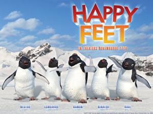 Bureaubladachtergronden Happy Feet