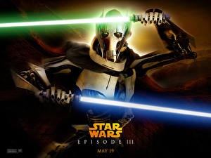 Fonds d'écran Star Wars - Cinéma Star Wars, épisode III : La Revanche des Sith Sabre laser