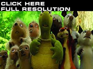 Wallpaper Over the Hedge Cartoons