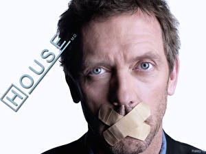 Bakgrundsbilder på skrivbordet House (TV-serie) Hugh Laurie Ansikte film