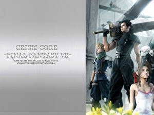 Bakgrundsbilder på skrivbordet Final Fantasy Final Fantasy VII: Crisis Core