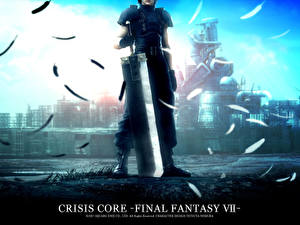 Bakgrundsbilder på skrivbordet Final Fantasy Final Fantasy VII: Crisis Core Datorspel