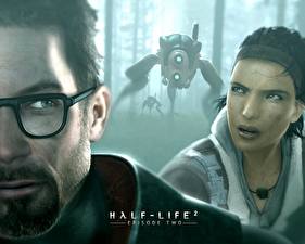 Bakgrundsbilder på skrivbordet Half-Life Half Life 2. Episode Two spel