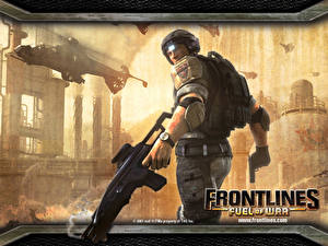 Bakgrunnsbilder Frontlines. Fuel of War Dataspill
