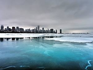 Фотографии Здания США Чикаго город Города