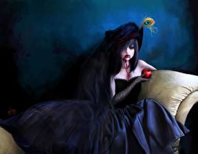 Bureaubladachtergronden Vampieren Gothic Fantasy Fantasy Jonge_vrouwen