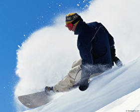 Bureaubladachtergronden Skiën Sport