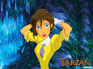 Bakgrundsbilder på skrivbordet Disney Tarzan tecknad