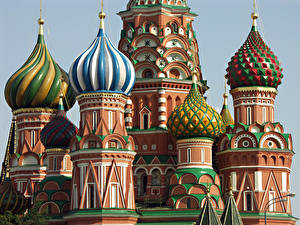 Обои Храм Москва Города