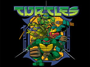 Bureaubladachtergronden Teenage Mutant Ninja Turtles Cartoons