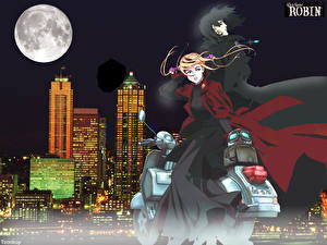 Bakgrundsbilder på skrivbordet Witch Hunter Robin Anime