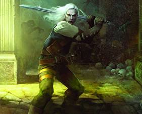 Fondos de escritorio The Witcher Geralt de Rivia Juegos