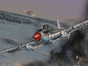Bureaubladachtergronden IL-2: Sturmovik IL-2 Sturmovik: Forgotten Battles videogames