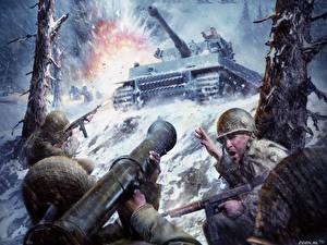 Desktop hintergrundbilder Call of Duty Call of Duty: United Offensive computerspiel