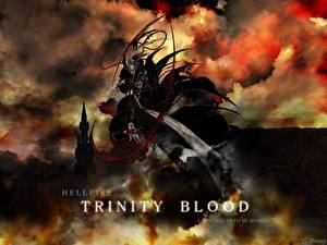 Bureaubladachtergronden Trinity Blood Anime
