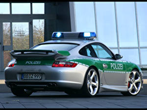 Fonds d'écran Porsche Police automobile