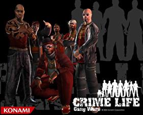Bureaubladachtergronden Crime Life: Gang Wars computerspel
