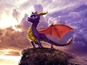 Desktop hintergrundbilder Spyro computerspiel