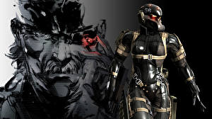Bakgrundsbilder på skrivbordet Metal Gear Datorspel